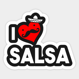 I love Salsa Sticker